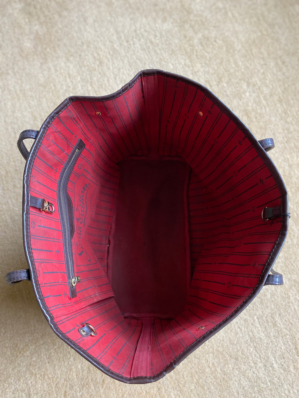 Louis Vuitton MM Neverful Tote Bag-Second Style-Second Style