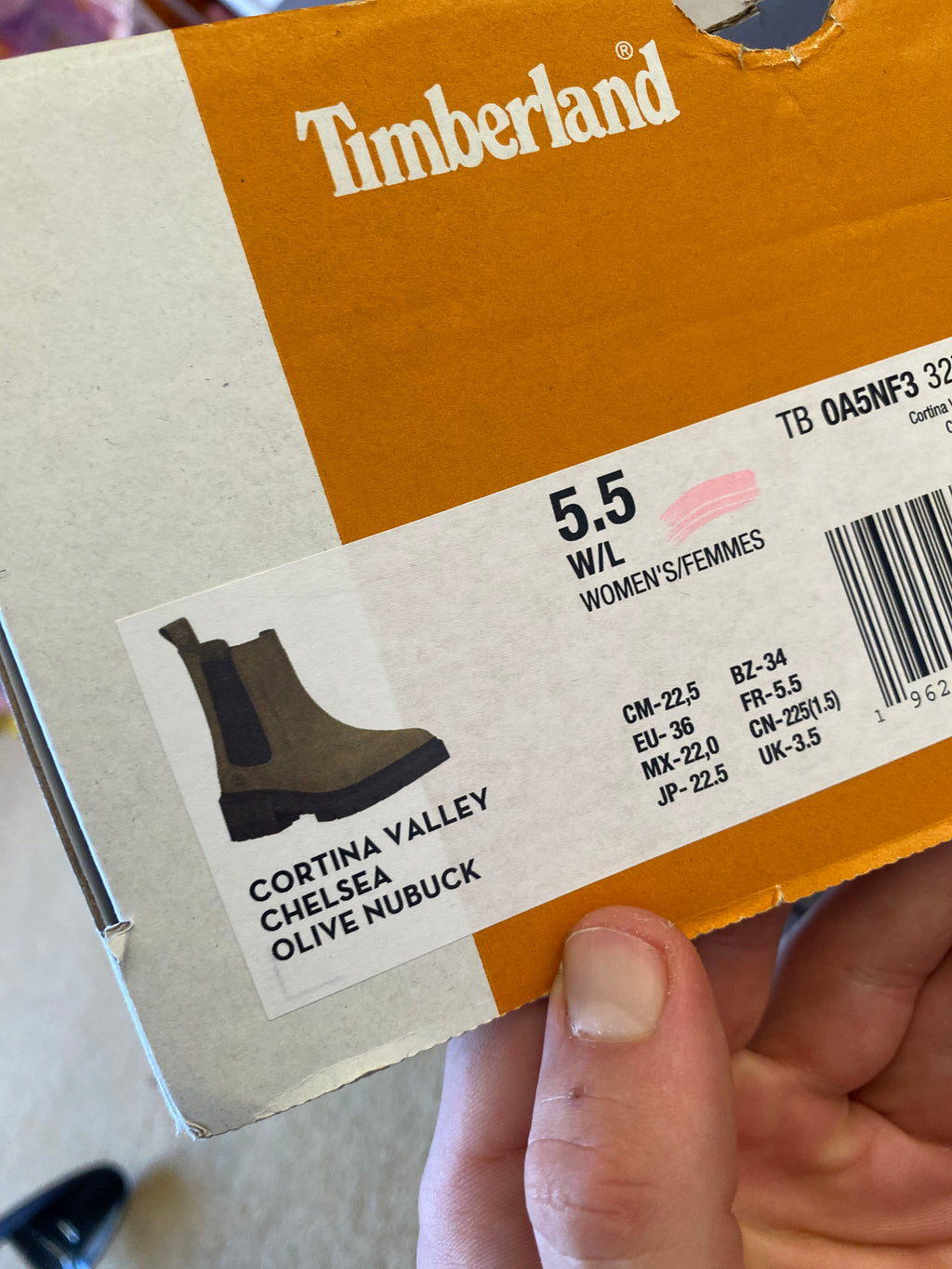 Timberland Cortina Valley Chelsea Nubuck Boots - Size 3.5-Second Style-Second Style