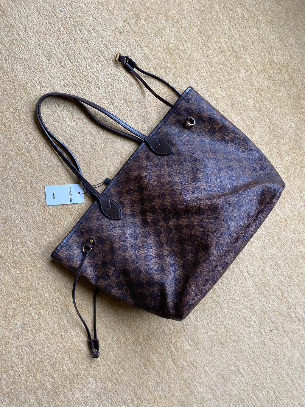 Louis Vuitton MM Neverful Tote Bag-Second Style-Second Style