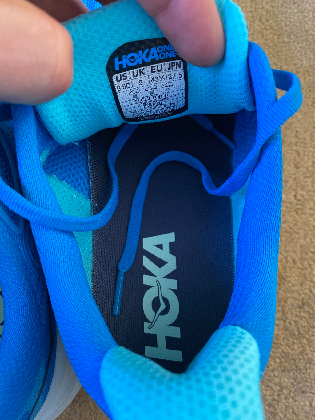 Hoka Clifton 10 Running Shoes - Size 9-Second Style-Second Style