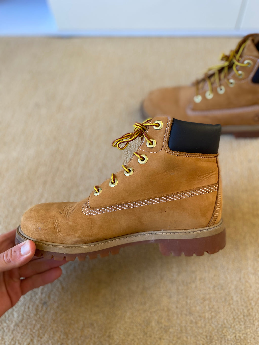 Timberland 6 Inch Premium Boots - Size 5-Second Style-Second Style