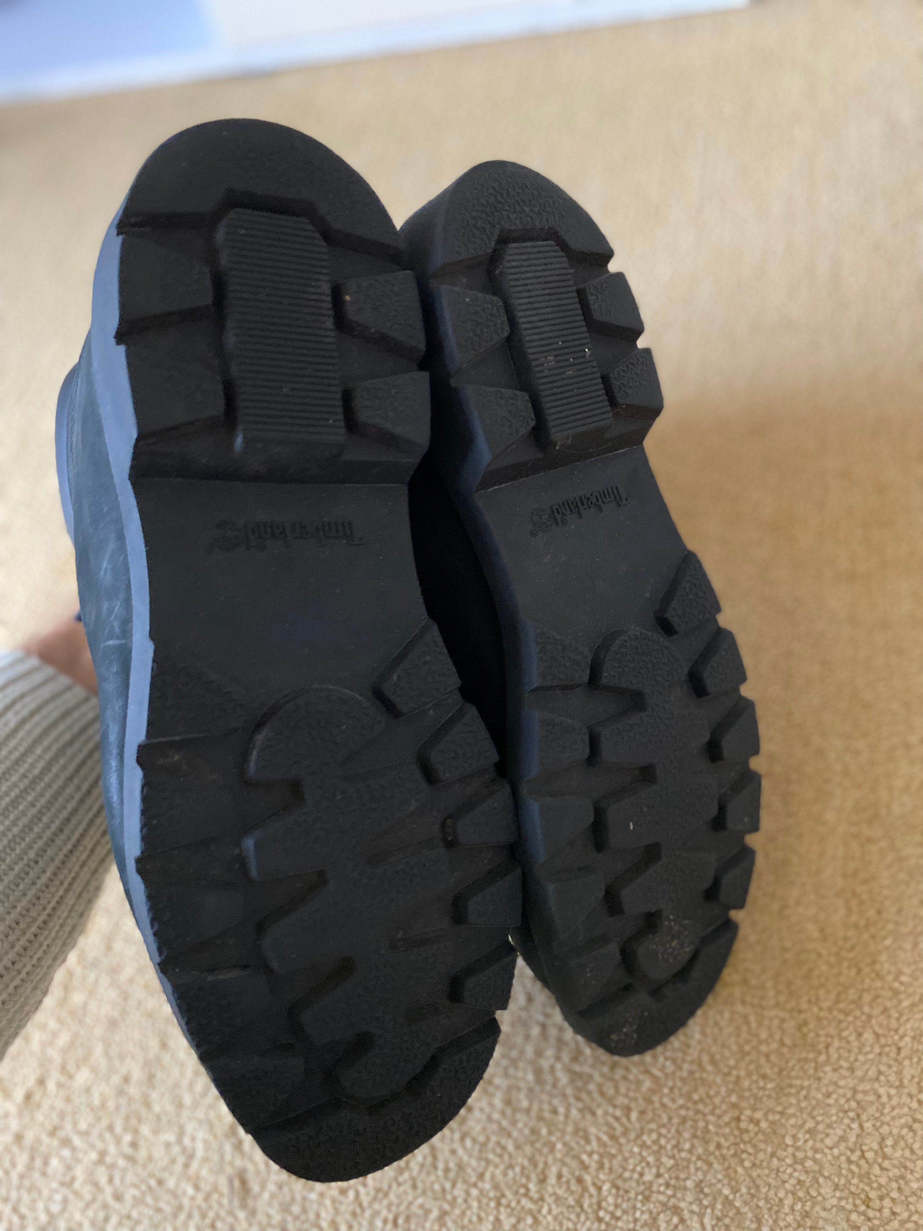 Timberland 6 inch Premium Black Boots - Size 8-Second Style-Second Style