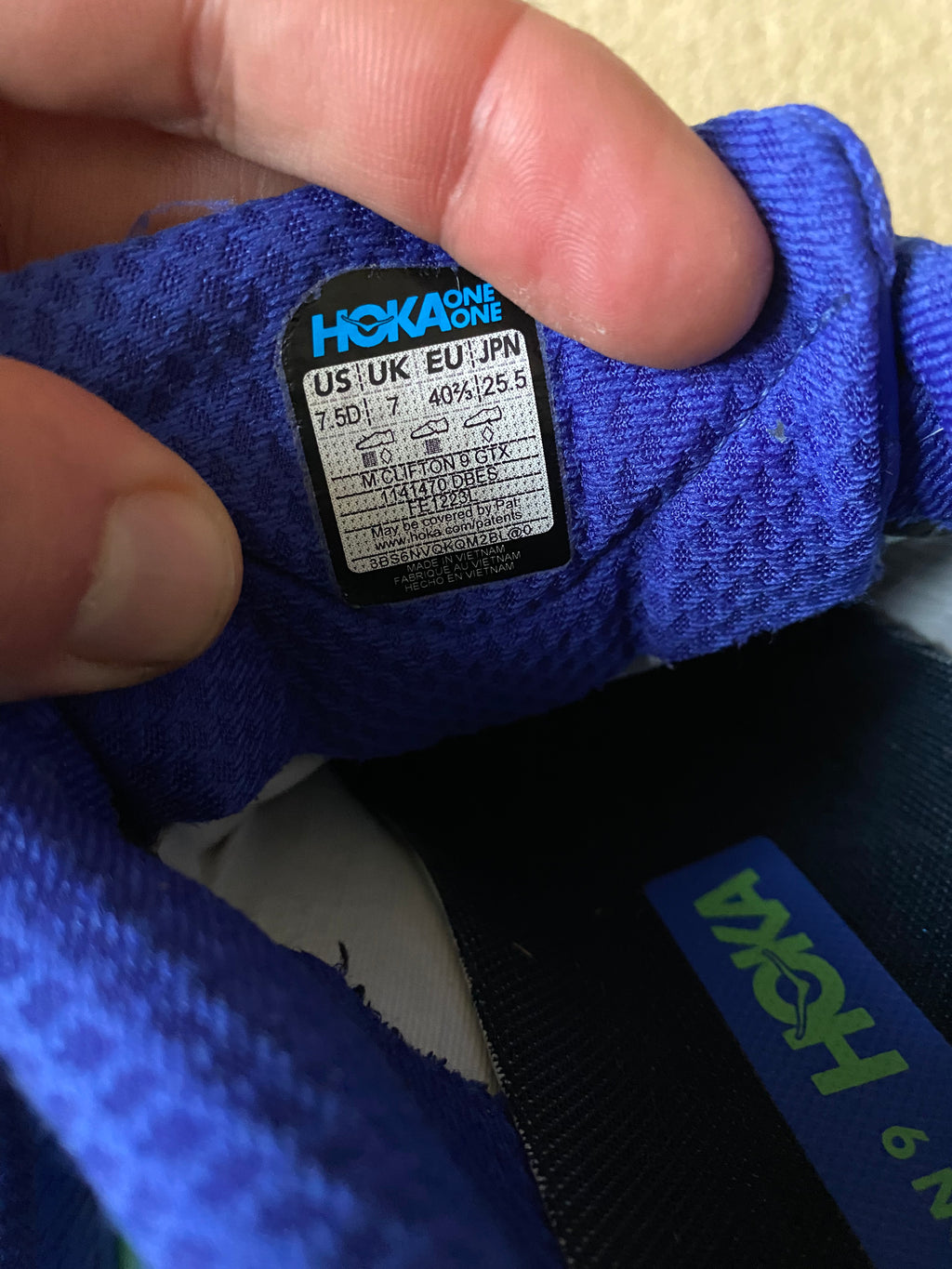 Hoka Clifton 9 Running Shoes Size 7-Second Style-Second Style