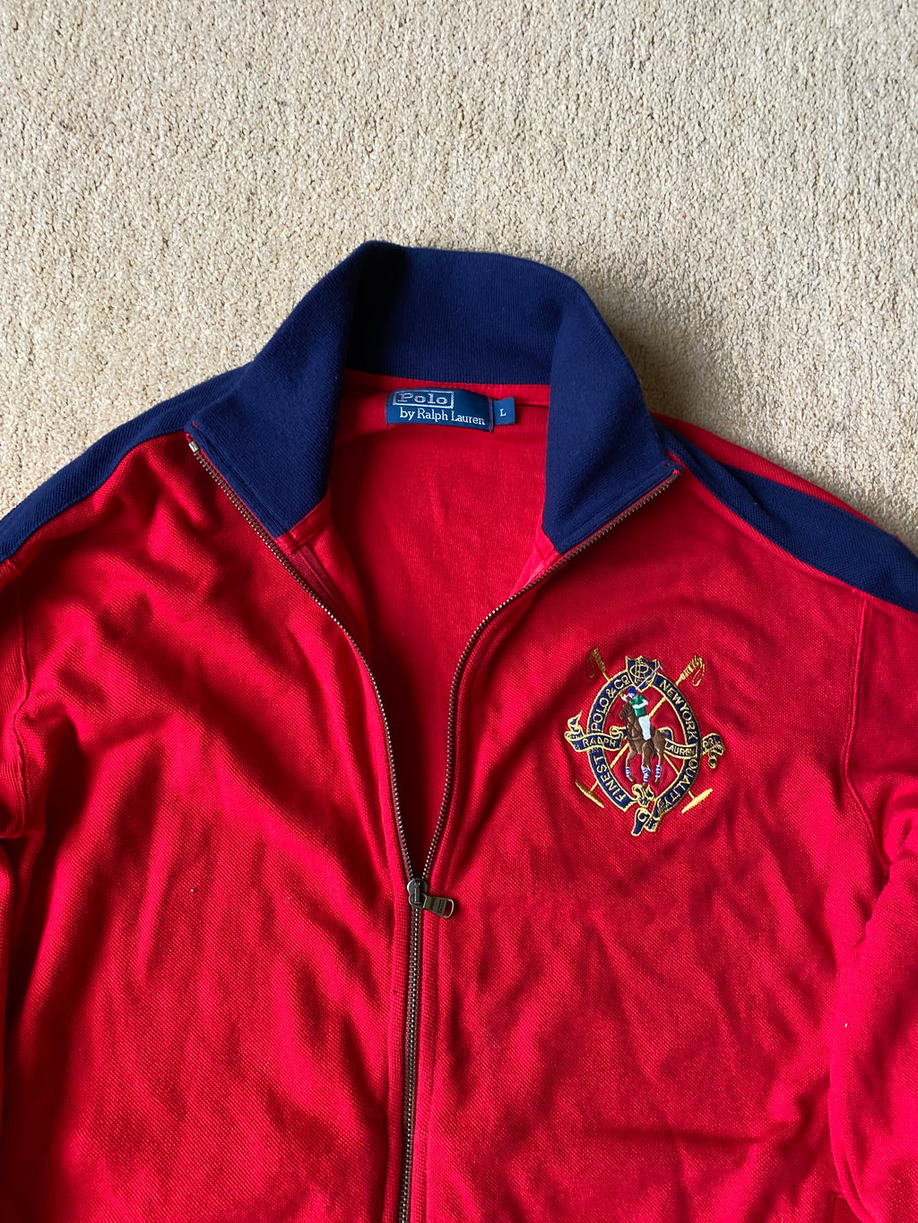 Ralph Lauren Tracksuit Top - Size Large