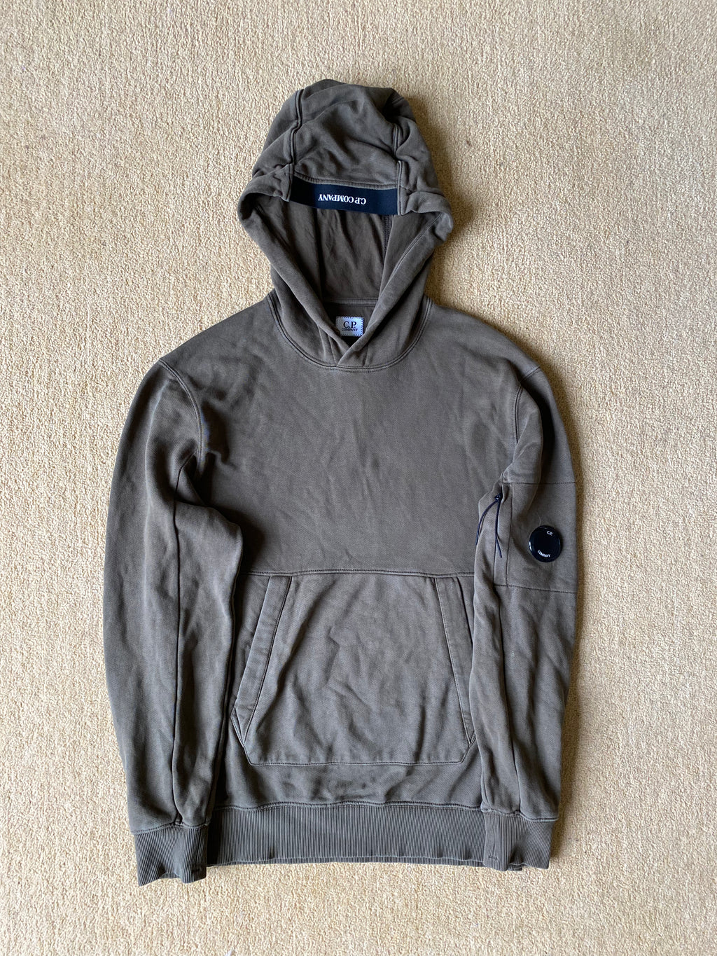 C.P Company Micro Lens Over The Head Hoodie - Size Medium