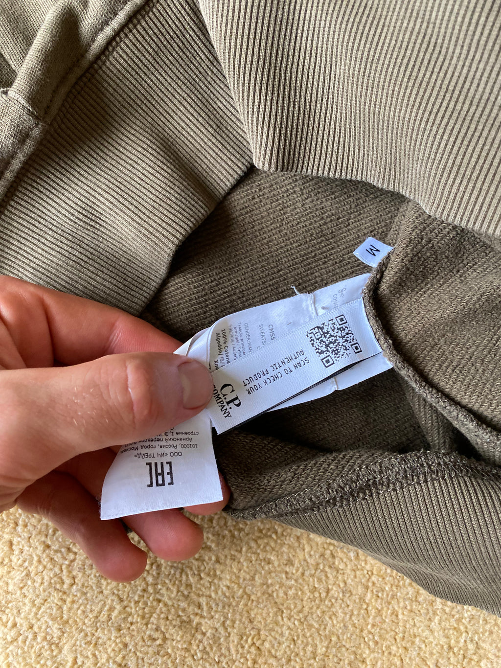 C.P Company Micro Lens Over The Head Hoodie - Size Medium