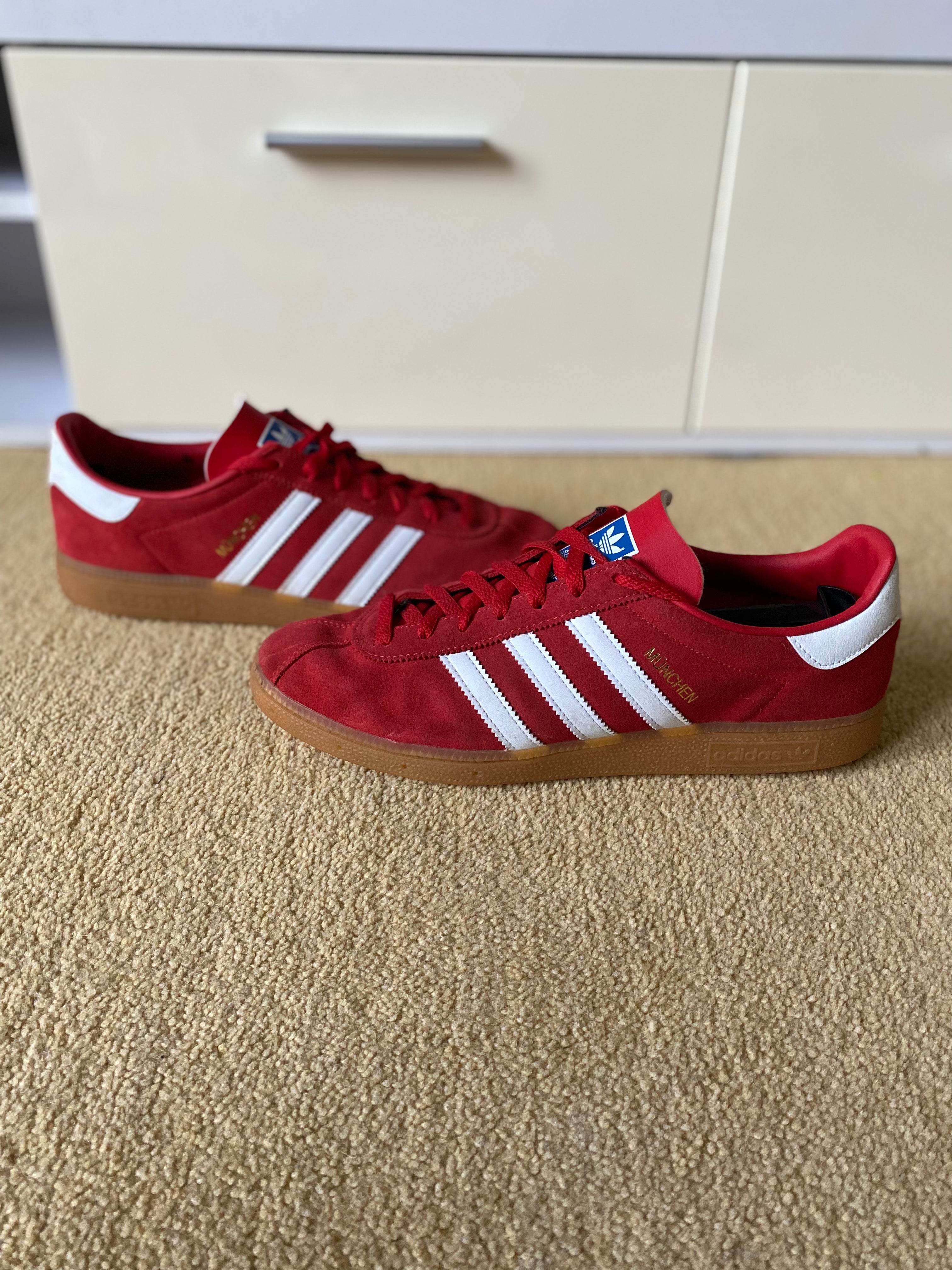 Adidas Munchen Trainers Size 10-Second Style-Second Style