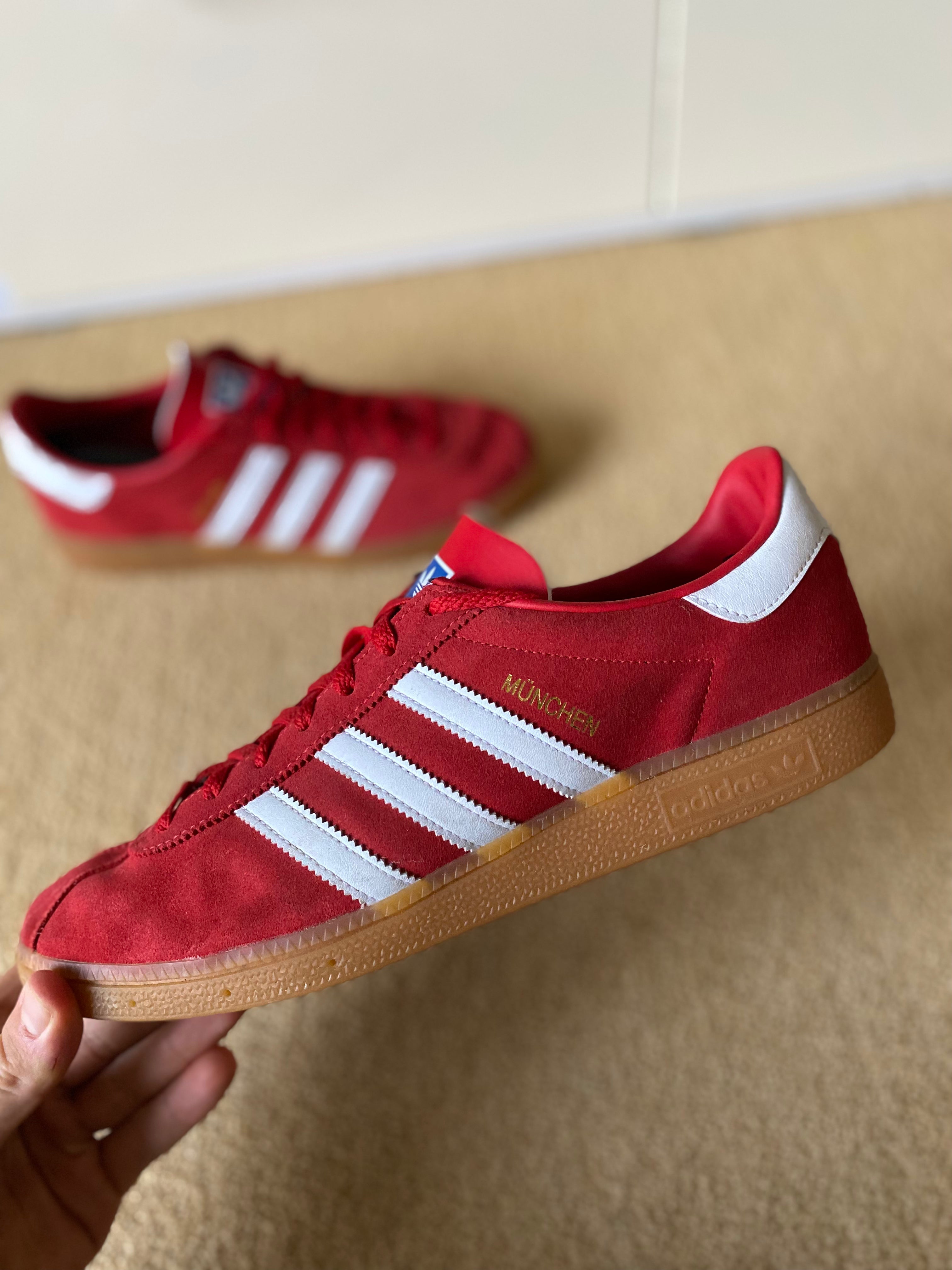 Adidas Munchen Trainers Size 10-Second Style-Second Style