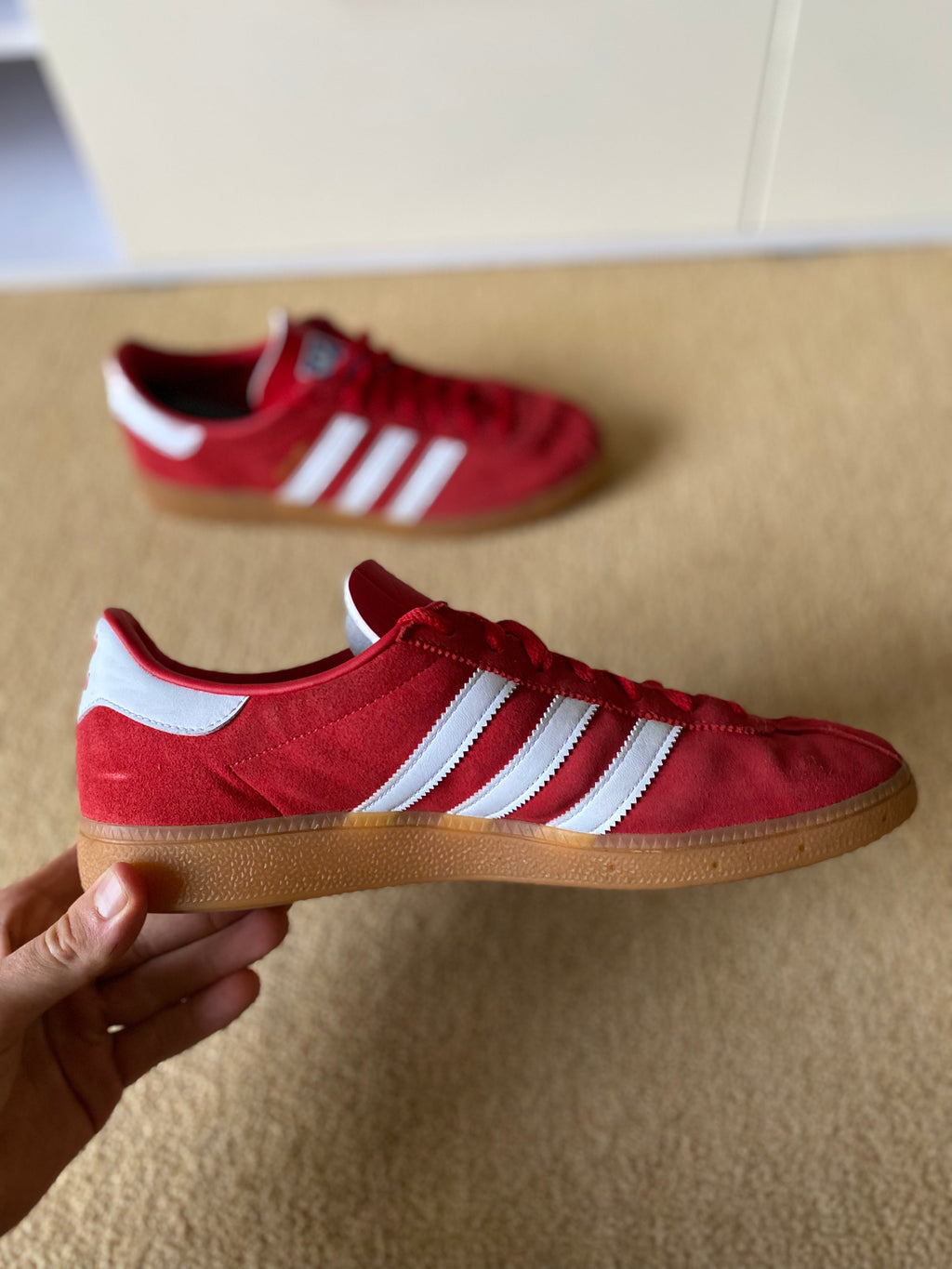 Adidas Munchen Trainers Size 10-Second Style-Second Style